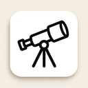 icon_music_telescope_minimalist icon preview