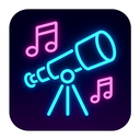 icon_music_telescope_neon icon preview