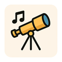 icon_music_telescope_simplified icon preview
