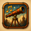 icon_music_telescope_steampunk icon preview