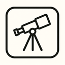 icon_music_telescope_thin icon preview
