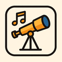 icon_music_telescope_vector icon preview