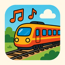 icon_music_train_cartoon icon preview