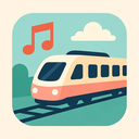 icon_music_train_flat_pastel icon preview
