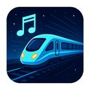 icon_music_train_futuristic icon preview