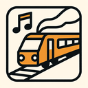 icon_music_train_geometric icon preview