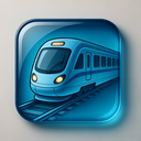 icon_music_train_glassy icon preview