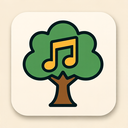icon_music_tree_asymmetrical icon preview