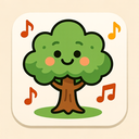 icon_music_tree_cartoon icon preview
