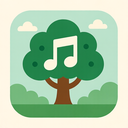 icon_music_tree_flat_design icon preview