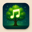 icon_music_tree_glow_effect icon preview