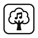 icon_music_tree_monochrome icon preview