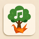 icon_music_tree_origami icon preview