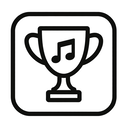 icon_music_trophy_monochrome icon preview