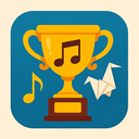 icon_music_trophy_origami icon preview