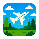 icon_nature_airplane_digital_glitch icon preview