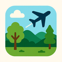 icon_nature_airplane_filled icon preview