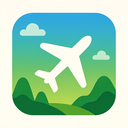 icon_nature_airplane_gradient icon preview