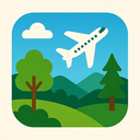 icon_nature_airplane_iconic icon preview