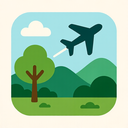 icon_nature_airplane_minimalist icon preview