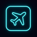 icon_nature_airplane_neon icon preview