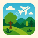 icon_nature_airplane_organic icon preview