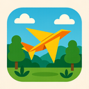 icon_nature_airplane_origami icon preview