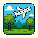 icon_nature_airplane_pixel_art icon preview