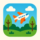 icon_nature_airplane_playful icon preview