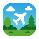 icon_nature_airplane_rounded icon preview