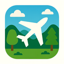icon_nature_airplane_sharp_edges icon preview