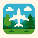 icon_nature_airplane_symmetrical icon preview