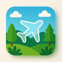 icon_nature_airplane_transparent icon preview