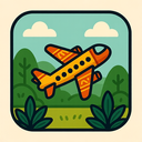 icon_nature_airplane_tribal icon preview