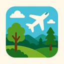 icon_nature_airplane_vector icon preview