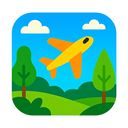 icon_nature_airplane_vibrant_colors icon preview