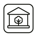 icon_nature_bank_minimal_outline icon preview