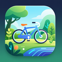 icon_nature_bicycle_futuristic icon preview
