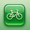 icon_nature_bicycle_glassy icon preview