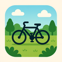 icon_nature_bicycle_iconic icon preview