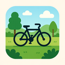icon_nature_bicycle_modern icon preview