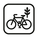 icon_nature_bicycle_monochrome icon preview