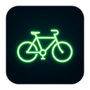 icon_nature_bicycle_neon icon preview