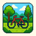 icon_nature_bicycle_pixel_art icon preview
