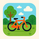 icon_nature_bicycle_playful icon preview