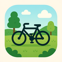 icon_nature_bicycle_rounded icon preview