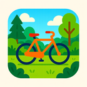 icon_nature_bicycle_vibrant_colors icon preview