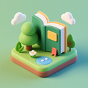 icon_nature_book_3d_isometric icon preview