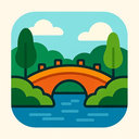 icon_nature_bridge_abstract icon preview