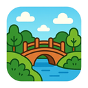 icon_nature_bridge_cartoon icon preview